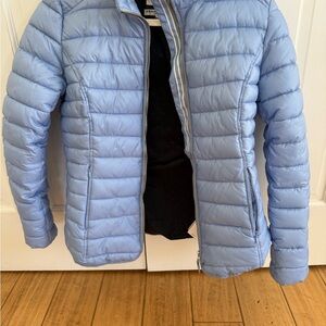 Light Blue Puffer Jacket